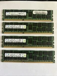 Lot Of 4 Samsung 8GB PC3 12800R DDR3 Rdimm Server Memory, M393B1K70DH0-CK0. Fixed Price $29.95.