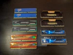 DDR3 Gaming Pc Ram Lot - Patriot, Corsair, Crucial, G.skill. Fixed Price $120.00.