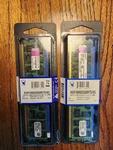 Kingston 8GB PC3-8500 DDR3-1066MHZ Ecc 240-PIN Dimm, KVR1066D3Q8R7S/8G. Fixed Price $60.00.