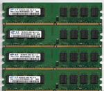 Samsung (4) 2GB 2RX8 PC2-6400U-666-12-E3 Ram Memory Tested &fully Functioning. Fixed Price $19.99.