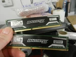 2X Crucial Ballistix Sport 4GB PC3-12800 DDR3 1600MHZ CL10 Desktop Ram Memory. Fixed Price $12.71.
