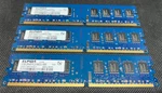 Elpida Ram 3X 2GB (6GB) 2RX8 PC2 6400U 666 Memory EBE21UE8AFFA 8G. Fixed Price $29.99.
