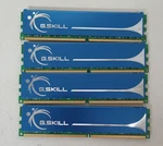 4X 2GB G.skill F2-5300CL4D-4GBPQ DDR2-667 Memory PC2-5300. Fixed Price $49.97.