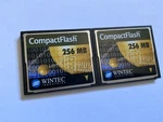 2PCS 256MB Wintec Compactflash Memory Cards For Canon,kodak,nikon,routers. Fixed Price $8.99.
