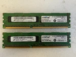 Lot (2) Crucial 4GB DDR3L PC3L-12800E Ecc Ram CT51272BD160B 8GB Total. Fixed Price $19.00.