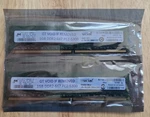 Crucial 2X 1GB Dimm ::2GB Total:: PC2-5300 DDR2 667MHZ Desktop Memory Ram 240. Fixed Price $11.49.