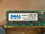 Dell SNPPE2650K1/2GX7 2GB DDR-266MHZ PC2100 Ecc Registered CL2.5. Fixed Price $8.58.