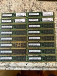 Lot Of 16 Server Ram 8GB 2RX4 PC3L-10600R 09 11 E2 Registered Ecc. Fixed Price $125.80.
