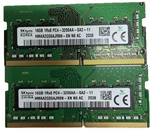 Sk Hynix 32GB (2X16GB) Laptop Ram DDR4 3200MHZ 1RX8 PC4-3200AA HMA82GS6DJR8N-XN. Fixed Price $110.00.