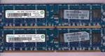 2GB 2X1GB PC2-5300 DDR2-667 Ramaxel RML1320EG38D7W-667 Memory Kit Hp 377726-888. Fixed Price $7.20.