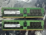 Micron 32GB DDR4 2666MHZ PC4-21300 2RX4 PC4-2666V Ecc Server Ram. Fixed Price $135.00.