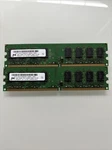 Micron MT16HTF25664AY-800G1 PC2-6400U DDR2 Desktop Memory 2X2GB(4GB Kit). Fixed Price $19.99.
