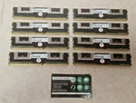 Kit Of 8 Dataram 1GB PC2-5300 DDR2-667MHZ Ecc Reg Memory Module DTM65507G Fs!. Fixed Price $99.95.