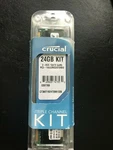 New Crucial 24GB (3X8GB) Dimm 240-PIN Ecc Registered DDR3 1333 Server Memory. Fixed Price $99.99.
