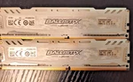 Cucial Ballistix Sport Lt (8GB Total 2X4GB) DDR4-2400MHZ White Tested. Fixed Price $39.99.