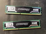 Ballistic Sport DDR3 2X4GB 1600MHZ BLS4G3D1609DS1S00 .16FER2 8GB. Fixed Price $14.00.
