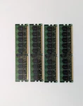 Hp 405475-051 Memory Module HYMP512P72CP4-Y5 4GB Kit (4X1GB) PC2-5300P. Fixed Price $7.88.