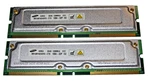 256MB (2X128MB) Samsung Ecc PC1066-32P MR18R1624DF0-CT9 Rimm Rambus Rdram. Fixed Price $24.99.
