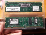 Two Pieces 2X128MB Ram PC-133 Sync Mhz CL2 Memory Infineon & Kingston. Fixed Price $17.50.