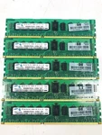 4X Samsung 4GB DDR3 Server Ram 16GB Total PC3-10600R-09-10-C1-D2 Hp # 591750-071. Fixed Price $49.98.