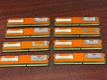 Hynix 4GB (8 512MB) PC2-5300F DDR2 667 Ecc Memory Kit HYMP564F72CP8N3-Y5. Fixed Price $22.99.