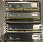 Centon Advanced 4GB (4X1GB) Sdram PC2-6400 DDR2-800 240-PIN Dimm. Fixed Price $19.95.