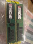 2X Kingston 32GB Ecc Registered DDR4 3200 PC4 25600 Server Memory KSM32RD4/32MEI. Fixed Price $600.00.