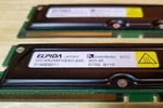 Elpida PC-800 Rimm Mhz Rdram (rambus Dram) Memory (MC-4R256FKE8D-845). Fixed Price $13.99.