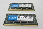 Crucial Micron 32GB (2X 16GB) DDR4-2133 Sodimm Laptop Ram CT16G4SFD8213.M16FB. Fixed Price $119.99.