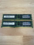 2X 8GB Hp DDR3-1600 Ecc Registered Ram PC3-12800R 689911-071 690802-B21. Fixed Price $12.00.