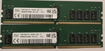 Sk Hynix 32GB (2 16GB)DDR4 Dimm PC4-3200AA Ecc Registered 288-PIN Memory Module. Fixed Price $155.00.