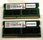 Transcend 8GB (2X4GB) DDR3 1333 Sodimm Laptop Memory Ram 204 Pin 2RX8 CL9. Fixed Price $19.98.