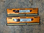 G.skill PC3-12800 Kit X DDR3 Mhz F3-1600C10D-16GAO. Fixed Price $40.00.
