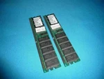 Lot 2PCS Samsung PC2100R-25331-N0 M312L2828ET0-CB0 1GB Ddr. Fixed Price $54.27.