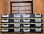 Lot Of Micron 8GB 2RX4 PC3-10600R DDR3-1333 Ecc Server Memory Hp 500205-071. Fixed Price $50.00.