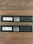 Nvidia Sli Ready DDR2 Ram 2X2GB PC2-6400 Mhz Memory OCZ2N800SR4GK. Fixed Price $18.00.