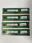 Samsung 16GB KIT(4X4GB) DDR3 Ram 1600MHZ PC3-12800U 1RX8 Memory M378B5173QH0-CK0. Fixed Price $20.39.
