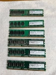 Apacer PC2-4300 1GB DDR2 533MHZ CL4 Desktop Memory Ram, 240-PIN Lot Of 6. Fixed Price $19.99.