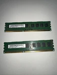 Qty 4GB Micron MT18KSF51272AZ-1G4M1ZE PC3-10600E-9-11-E3 Ram (8GB Total). Fixed Price $20.00.