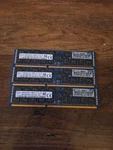 Sticks Of 3X 16GB 2RX4 PC3-14900R Hpe Sk Hynix 712383-081 715274-001. Fixed Price $65.00.