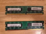 Hynix 2GB DDR2-533MHZ Dimm Kit (2X 1GB) PC2-4200 HYMP512U64BP8-C4. Fixed Price $9.99.