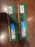 Crucial 2X 4GB Udimm, 2133 Mhz, 1.2V, DDR4 Memory (CT4G4DFS8213.C8FDD2). Fixed Price $60.00.