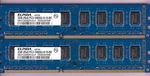 4GB 2X2GB PC3-10600 DDR3-1333 Elpida EBJ21UE8BDF0-DJ-F Blue Ram Memory Kit Japan. Fixed Price $10.90.