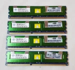 Lot Of (4) Nanya 4GB PC3-10600R Ecc Server Memory Ram NT4GC72B4NA1NL-BE. Fixed Price $32.00.