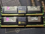 4GB (2X2GB) Kingston DDR2 667MHZ PC2-5300F Fb-dimm Server Ram KTH-XW667LP/4G. Fixed Price $6.37.