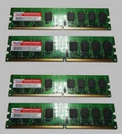 4GB (4X1GB) DDR2-667 Non-ecc 240-PIN PC2-5400 Desktop Memory Sdram Vdata. Fixed Price $9.90.