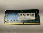 Crucial CT8G4SFS824A.M8FR 8GB PC4-19200 DDR4-2400 Sodimm Laptop Ram. Fixed Price $26.95.