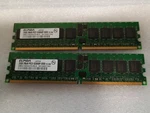 4GB(2 X 2GB) Elpida EBE21AE8ACFA-6E PC2-5300P Server Ram. Fixed Price $12.18.