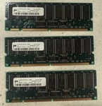 Lot Of Micron MT18LSDT3272G-133B1 PC133R-333-541-B1 BZAASEE008 256MB. Fixed Price $12.00.