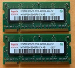 1GB Hynix HYMP564S64CP6-C4 Ab 0648 512MB 2RX16 PC2-4200S Laptop Memory. Fixed Price $6.00.